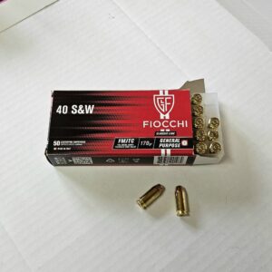 Fiocchi .40 S&W FMJTC 170