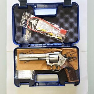 Smith & Wesson Revolver 686 Target Champion .357 Mag. Silber