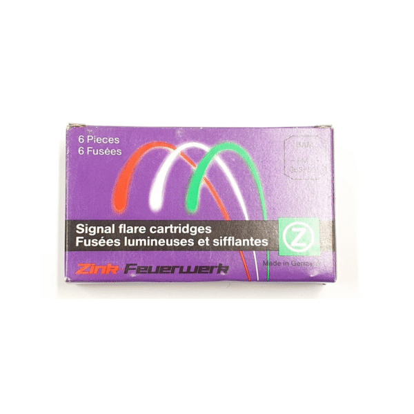Zink Feuerwerk Leucht und Signalpatronen für Flinten Kal. 16/70