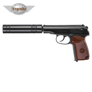 DM KGB Pistole Co2 4,5mm mit Schalldämpfer