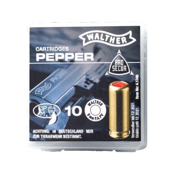 Walther Pfefferpatronen 9mm P.A.K. 10 STK