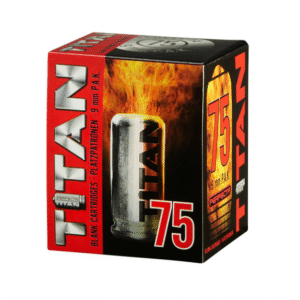 Titan Knallpatronen 9mm P.A.K. 75 Stück Pistole