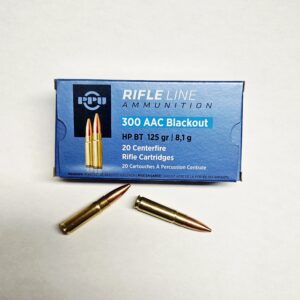 300 AAC Blackout HP BT 125 gr /  8.1g