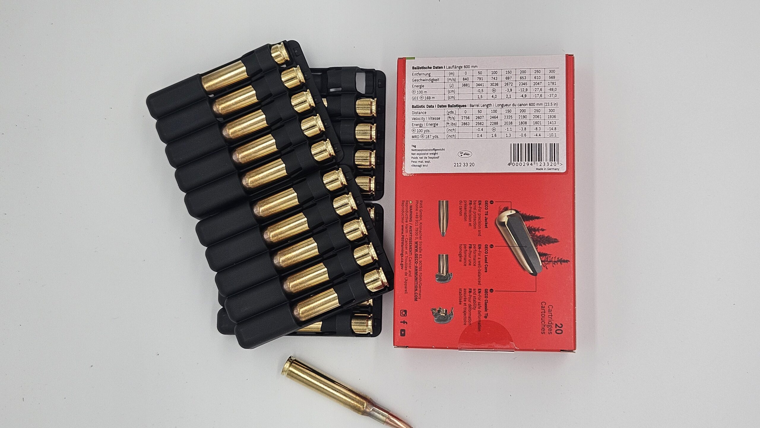 Geco .30-06 Spr. Softpoint Teilmantel 11,0g/170grs. – Bild 3