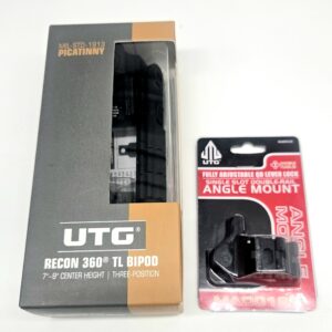 UTG ZWEIBEIN HEAVY DUTY RECON 360 BIPOD 7-9 inkl. Angle Mount Mado112